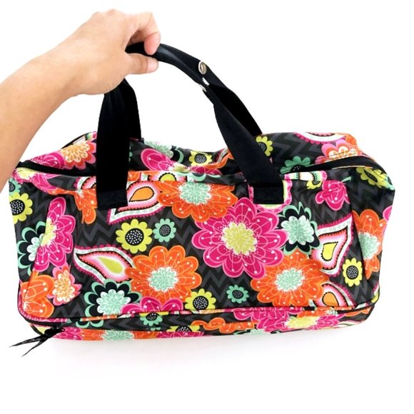 VERA BRADLEY Women's Floral Carry On Suitcase - Picture 2 of 10